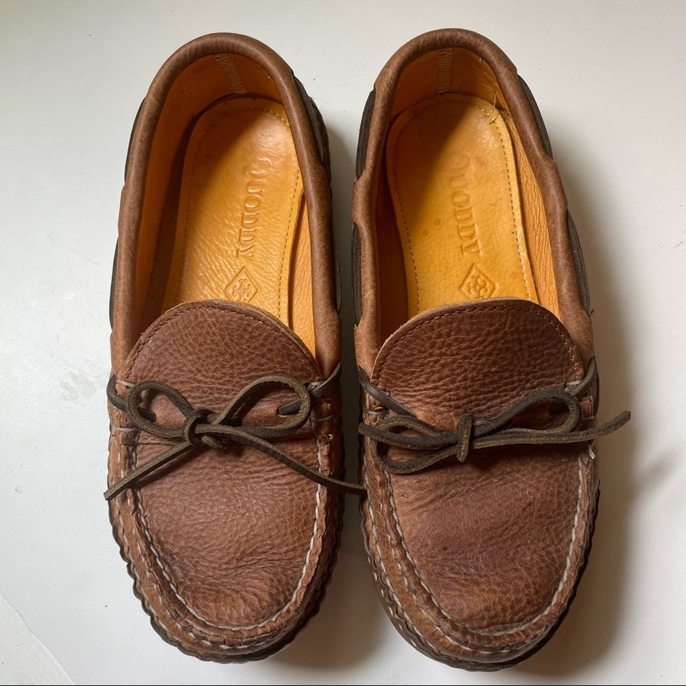 Quoddy Pebble Grain Leather Moccasin